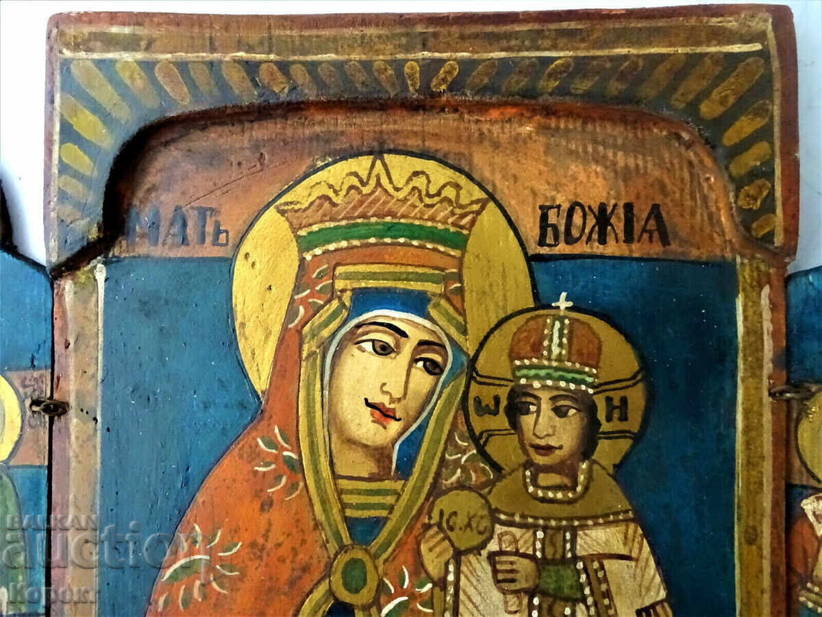 Icoană ortodoxă pictată - triptic 1 cu preț € 350.00 | 684.54 BGN