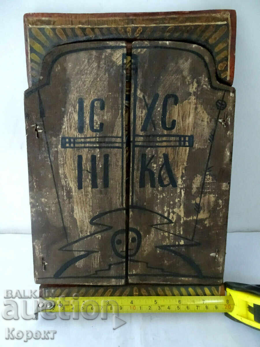 Icoană ortodoxă pictată - triptic 1 - 6