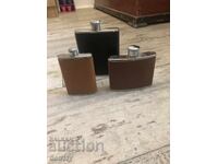 произведено в Англия Джобна фласка, метално шише