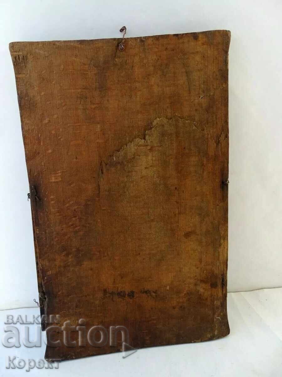 Old Orthodox painted icon - triptych 2 - 6 Old Orthodox painted icon - triptych 2 - 6