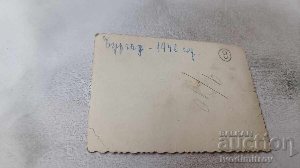 Photo Burgas Man and woman on stairs in the Sea Garden 1946 with price 1.75 BGN | € 0.89