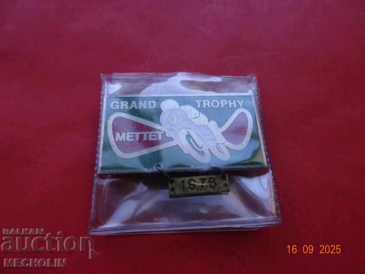 Badge Medal from Motorcycle Race 1976 Badge Medal from Motorcycle Race 1976