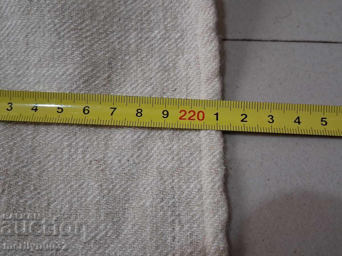 Παράδοση Staro χειροποίητο μάλλινο υφαντό πάπλωμα λευκό φανέλα 2.2/1.85 μέτρα