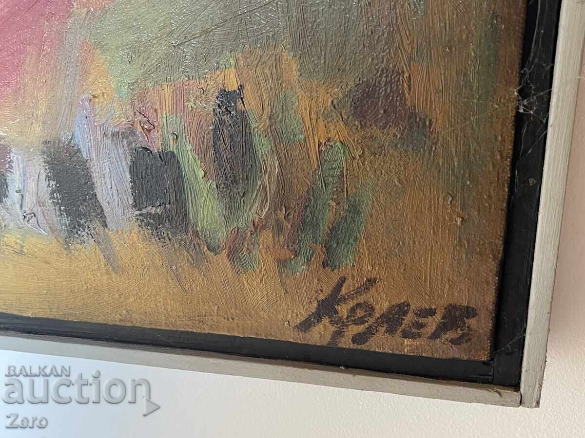 Roger Kraev Oil Paints Canvas Old Painting 81/65 with price 1400.00 BGN | € 715.81