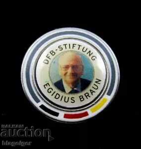 Σήμα ποδοσφαίρου - Egidius Braun - Πρόεδρος της Γερμανικής Ποδοσφαιρικής Ένωσης