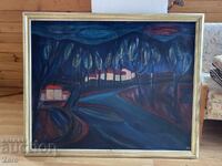 Margarita Boyadzhieva MB Oil Painting Large Old Painting 92/73