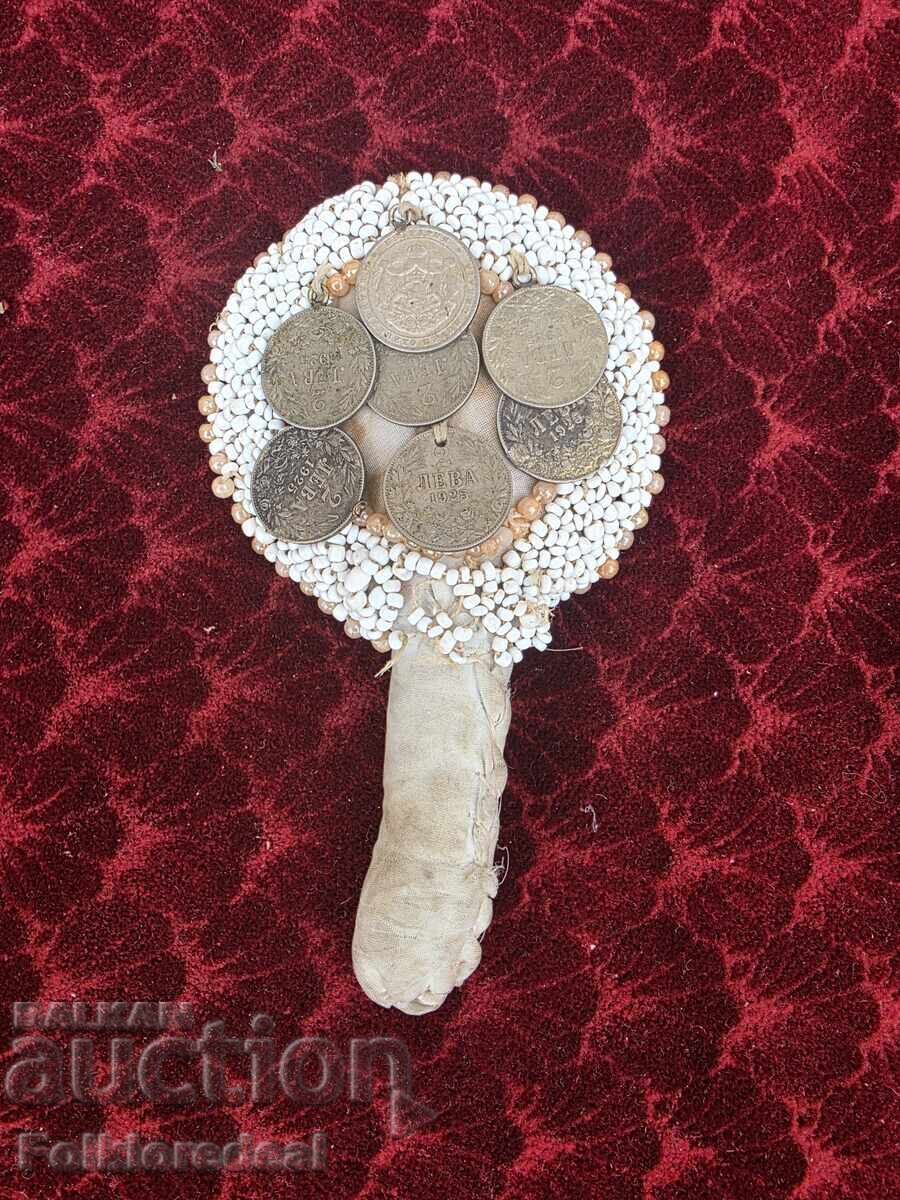 Amulet - praștie pentru noroc pentru costume populare din Mariovo și Bitola