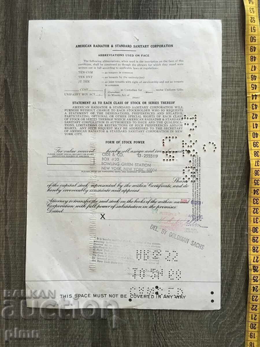 Certificat de Acțiune SUA cu preț € 4.00 | 7.82 BGN Certificat de Acțiune SUA cu preț € 4.00 | 7.82 BGN