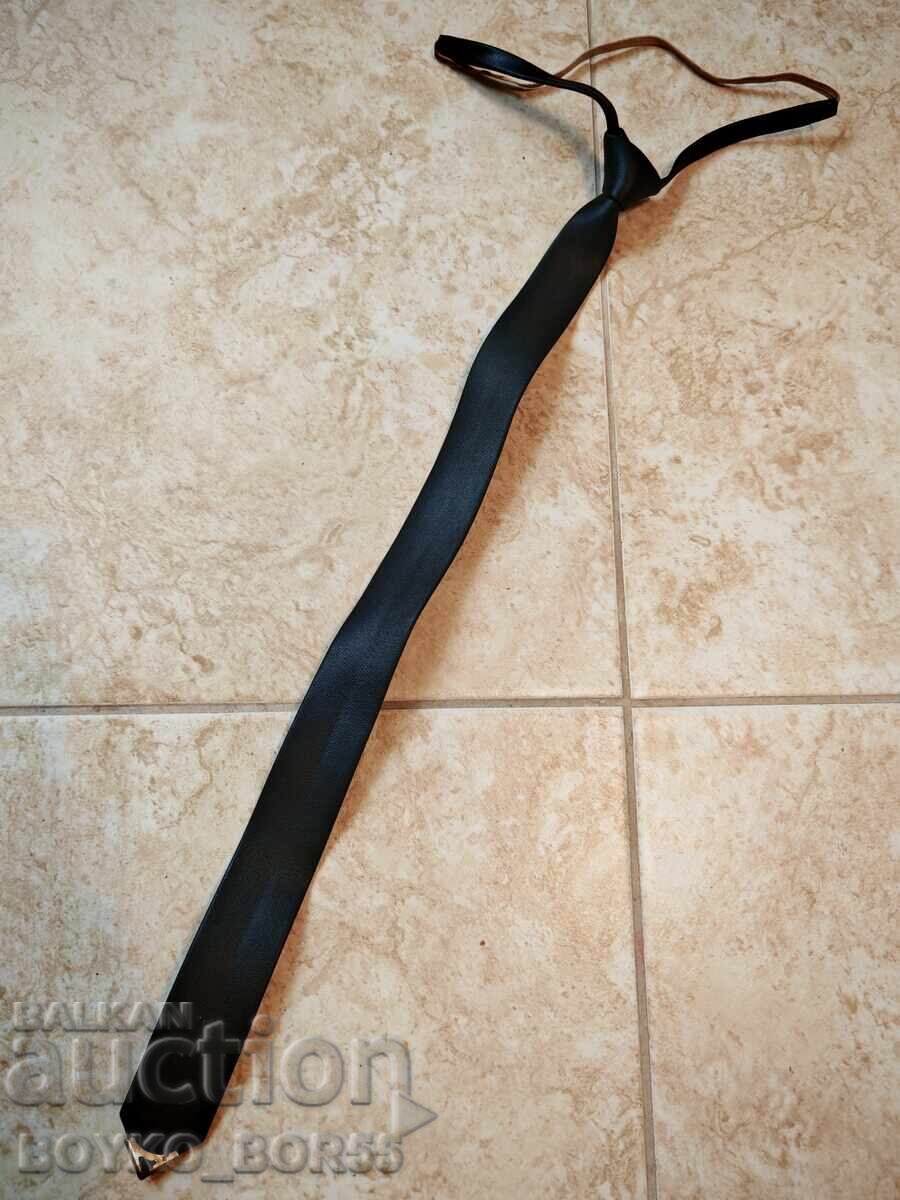 Rare Bulgarian Military Officer's Leather Tie with price 39.00 BGN | € 19.94