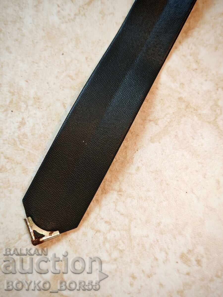 Auction  Rare Bulgarian Military Officer's Leather Tie