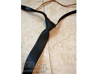Rară Cravată din Piele de Ofițer Militar Bulgar