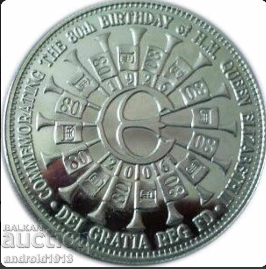 Livrarea TRISTAN DA CUNHA - 5 LIRE 2006, JUBILIARĂ, UNC Livrarea TRISTAN DA CUNHA - 5 LIRE 2006, JUBILIARĂ, UNC