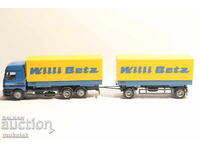 HERPA H0 1/87 MERCEDES ACTROS  WILLI  BETZ  КАМИОН МОДЕЛ