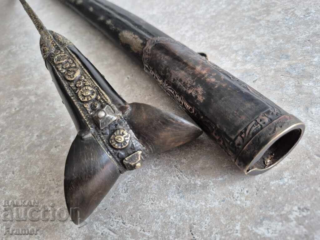Γιαταγάνι 1862 με θήκη καρακουλάκ μαχαίρι καμάκι στιλέτο σπαθί καμά - 6