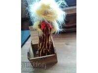 Brutal surprise gift in a wooden box