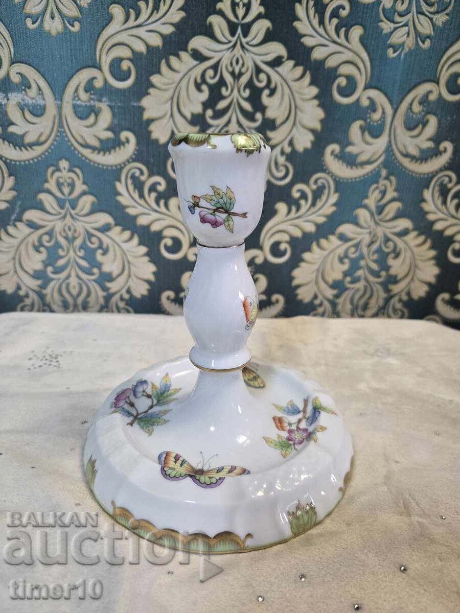 Herend (kherend) sfeșnic porțelan ungar