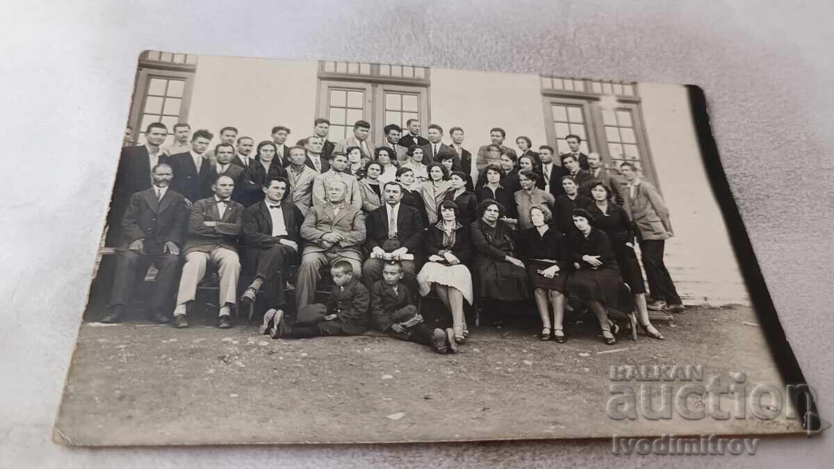 Photograph Gramada Men women and children 1930