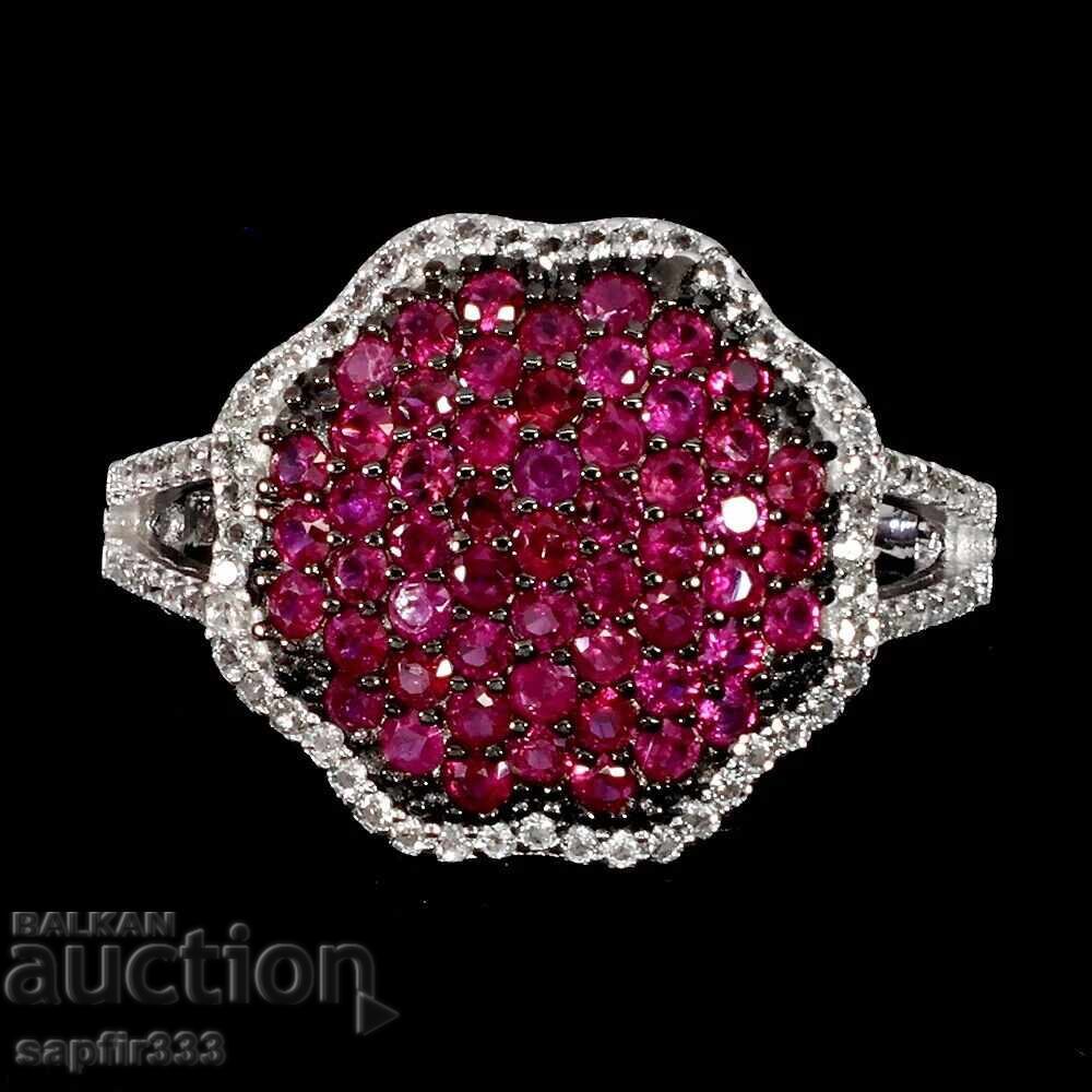 INE DE DESIGN CU RUBINE NATURALE ȘI TOPAZE