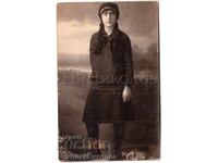 1930 FOTOGRAFIE VECHE PLEVEN LIUDMILA ȘKODRAKOVA ELEVĂ E428