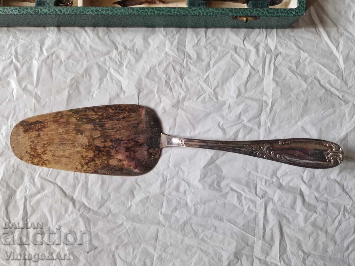 Посребрен Десертен Сервиз 13 части Прибори Хранене - 5