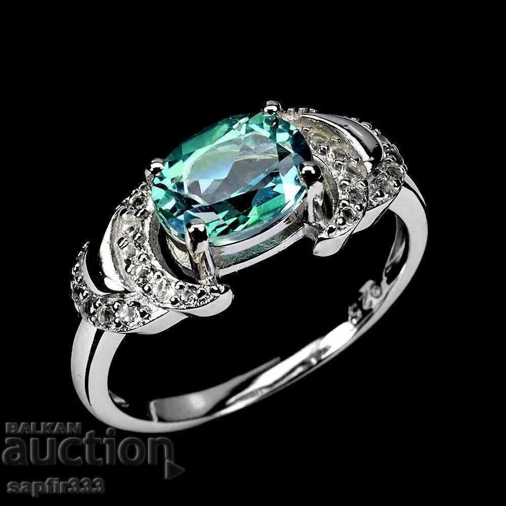 INEL RAZĂTOR CU TOPAZE VERZI ȘI ALBE NATURALE cu preț € 93.06 | 182.01 BGN