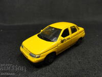 1/64 VECHE RETRO MAȘINUȚĂ METALICĂ LADA LADA 110 TAXI