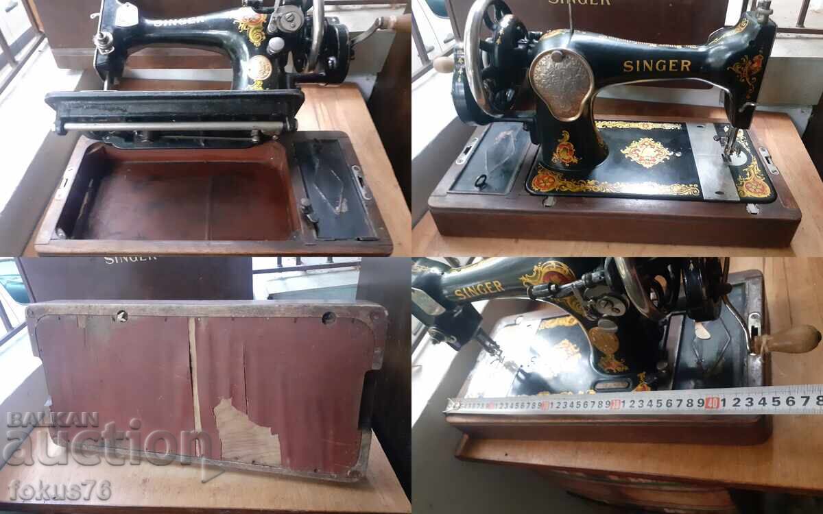 Mașină de cusut Singer veche, în stare unică - 7