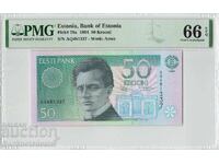 Estonia 50 Krooni 1994 Pick 78a PMG Gem UNC 66 EPQ