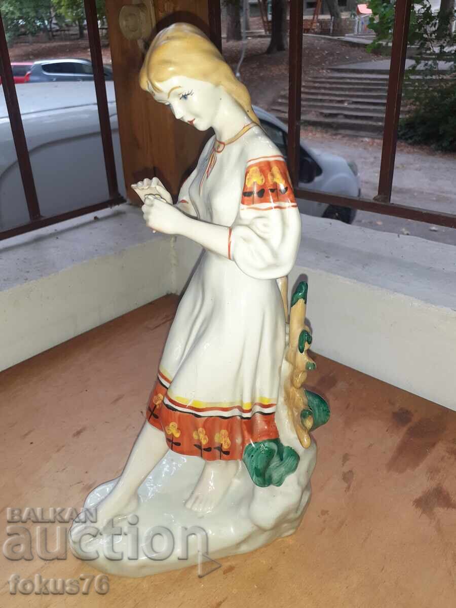 Livrarea Figurină unică, statuetă din porțelan rusesc, cu marcaj