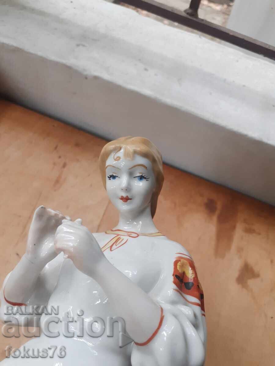 Figurină unică, statuetă din porțelan rusesc, cu marcaj - 5