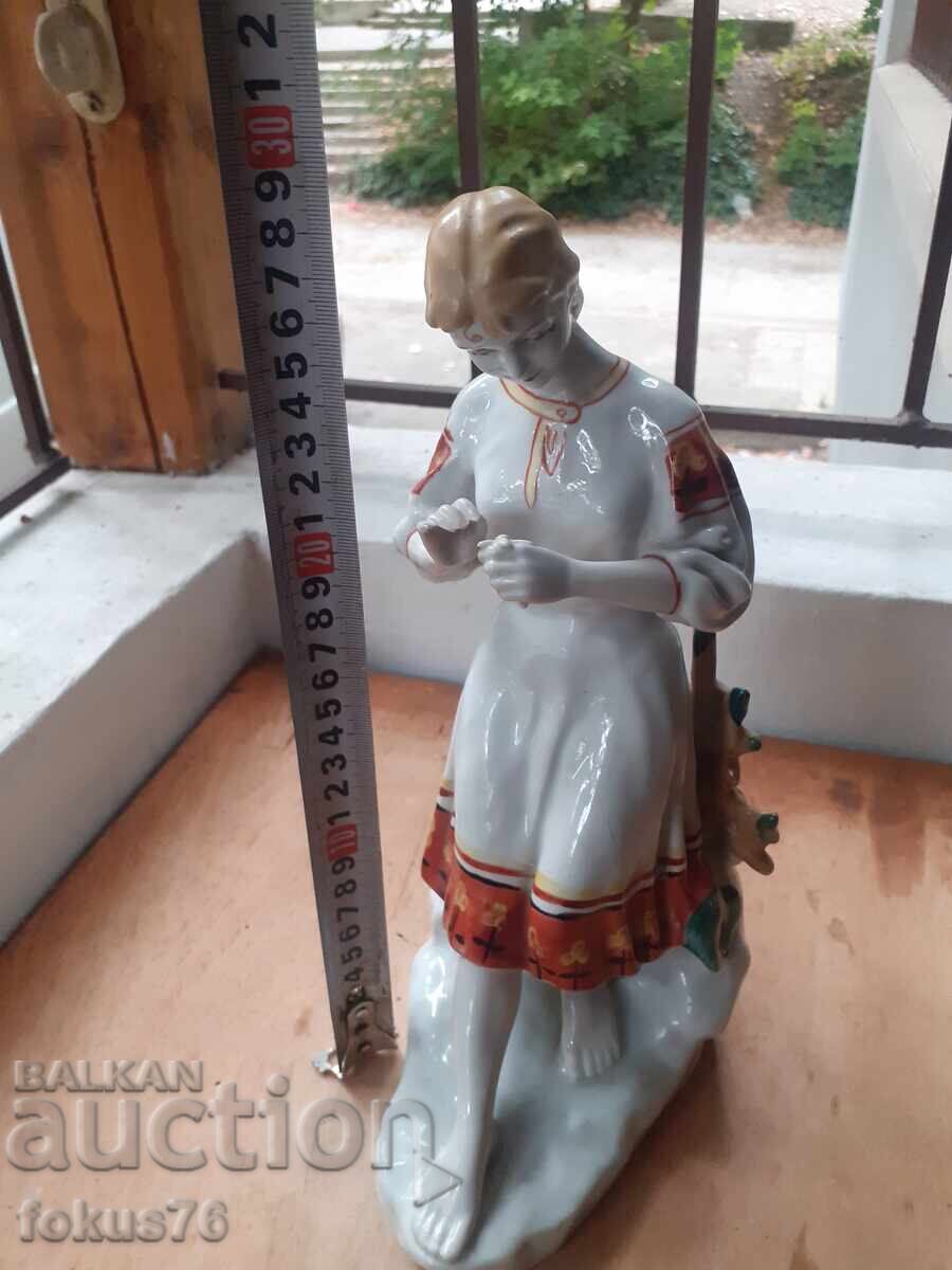 Figurină unică, statuetă din porțelan rusesc, cu marcaj - 7