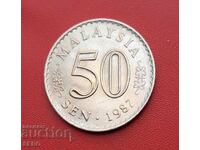 Малайзия-50 цента 1987