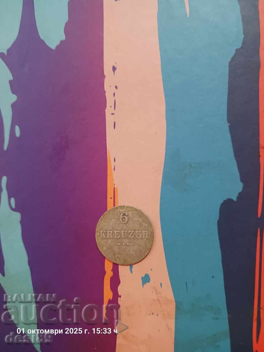 Auction 6 Kreuzer 1849 Auction 6 Kreuzer 1849