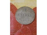 6 Kreuzer 1849