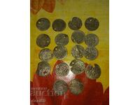 Turkish 18 pieces silver