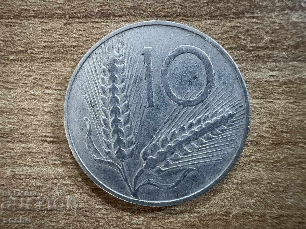 Italy - 10 Lire (1953)