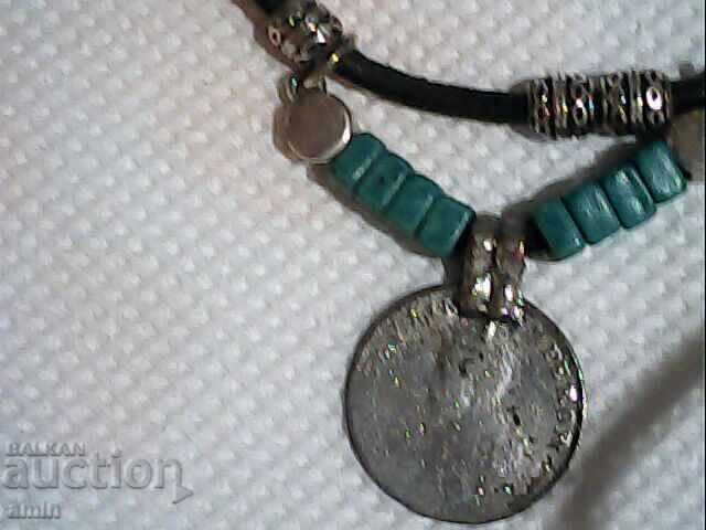 красива много стара среберна гривна - 6