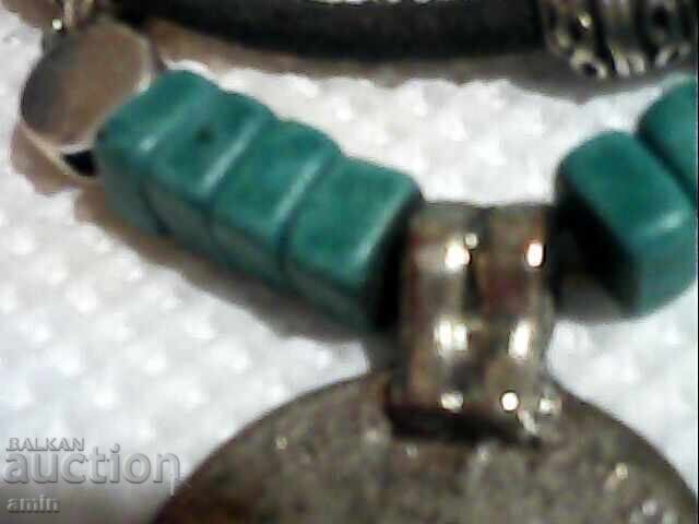 красива много стара среберна гривна - 7