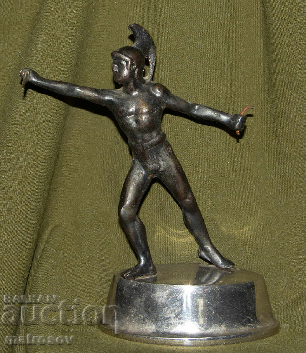 Χάλκινη φιγούρα ελληνικής μυθολογίας πολεμιστής