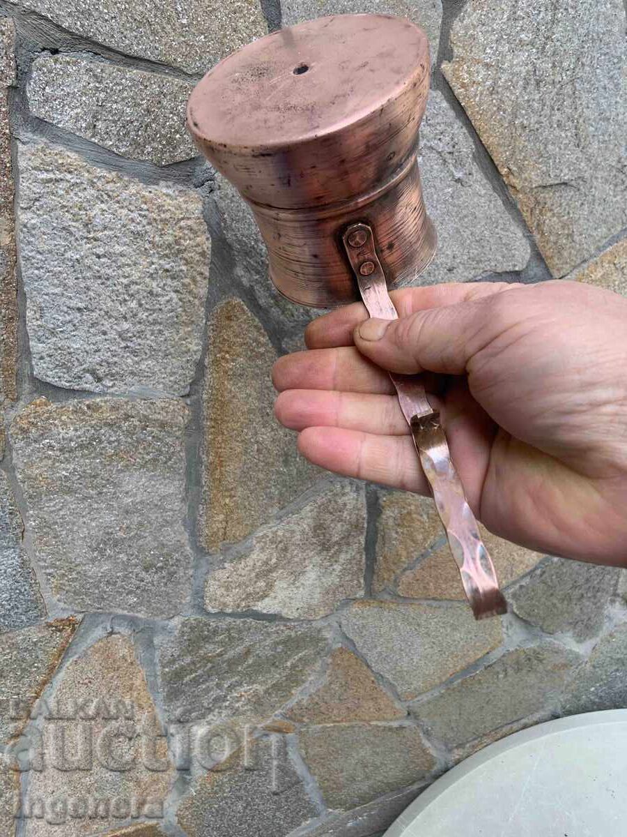 Auction COPPER COFFEE POT OLD ORNAMENTATION - 350 ML Auction COPPER COFFEE POT OLD ORNAMENTATION - 350 ML