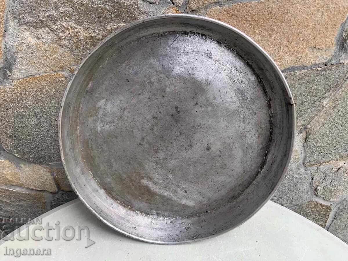LARGE COPPER PAN ANTIQUE FROM TSARIST TIMES - 760 gr