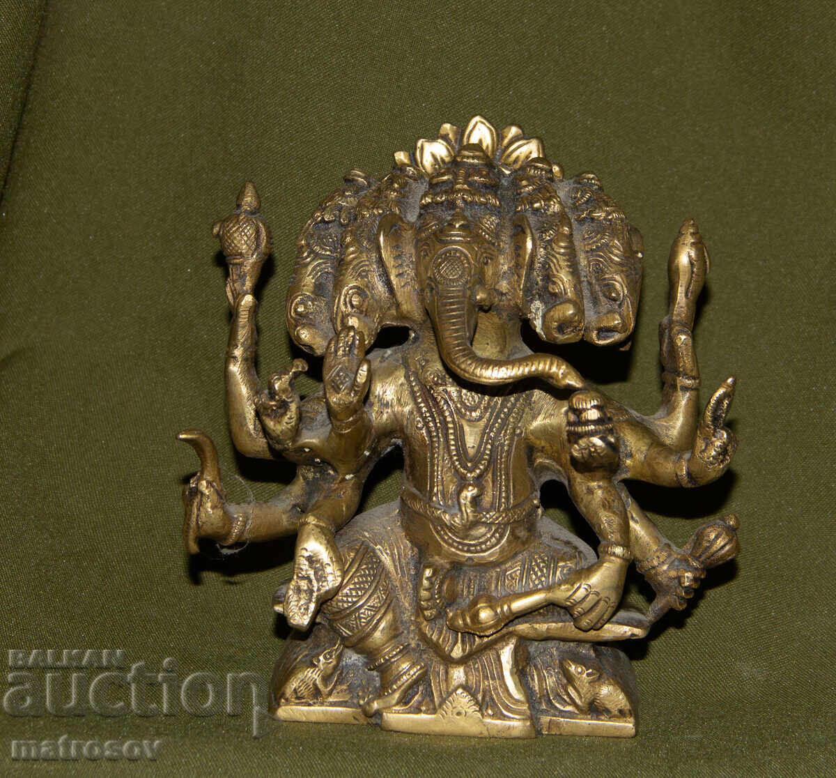 Bronze decorative statue sculpture Ganesha with price 300.00 BGN | € 153.39