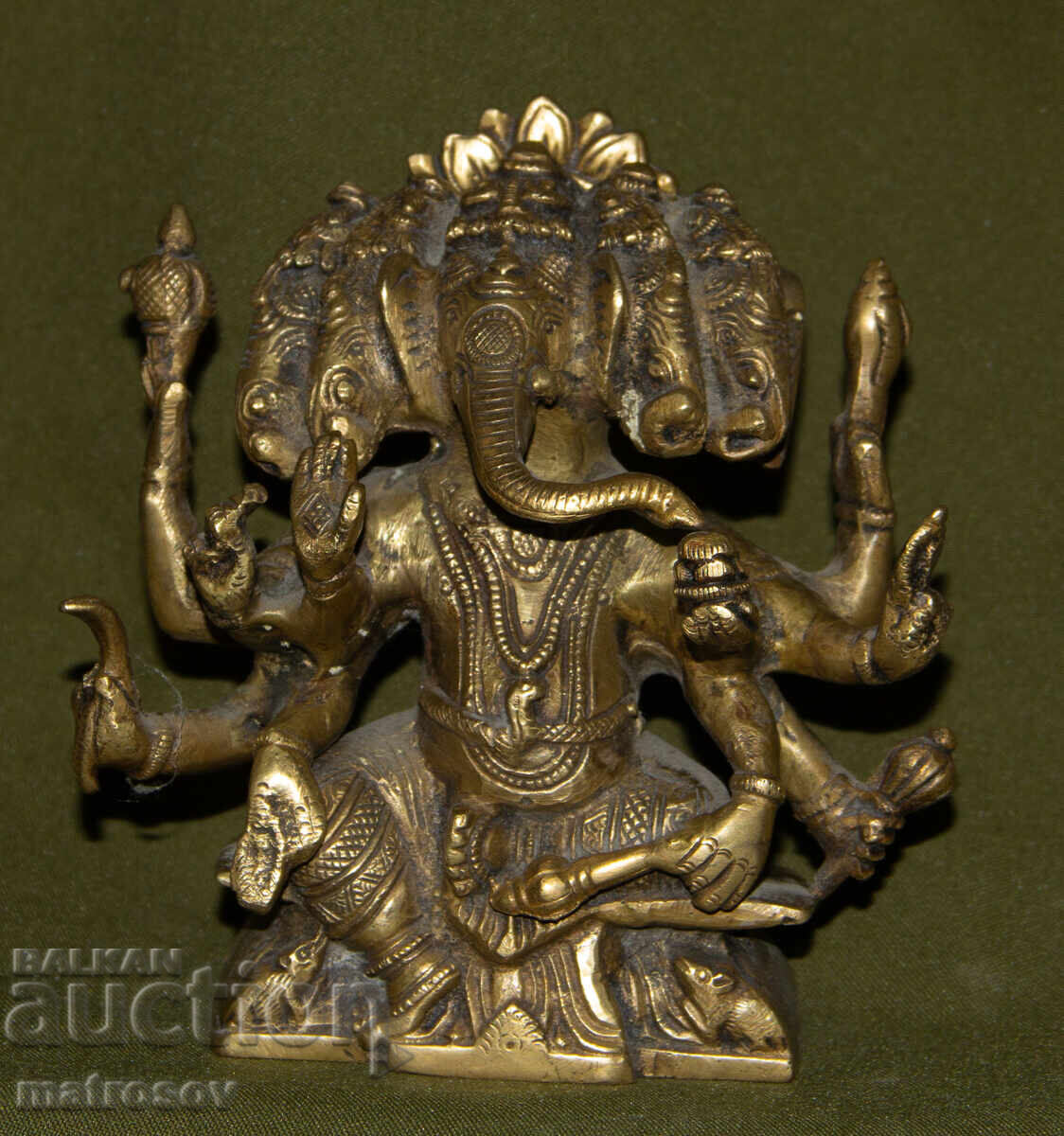 Bronze decorative statue sculpture Ganesha