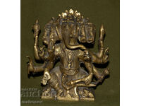 Χάλκινο διακοσμητικό άγαλμα γλυπτό Γκανέσα