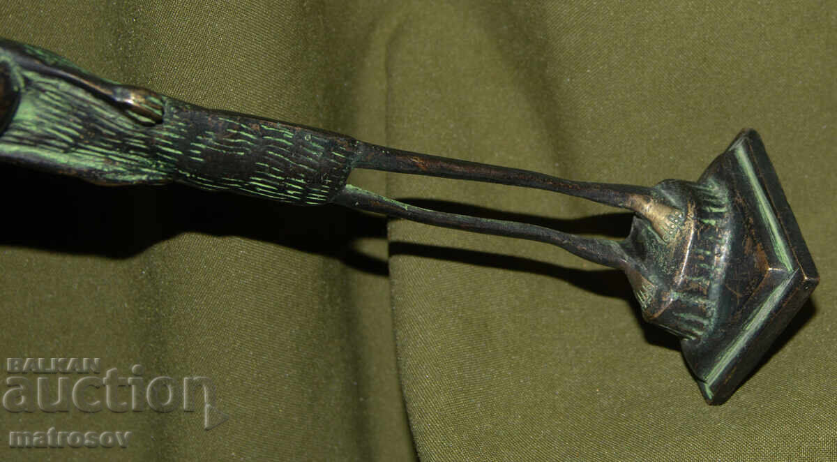 Bronze figure African motifs statue - 5