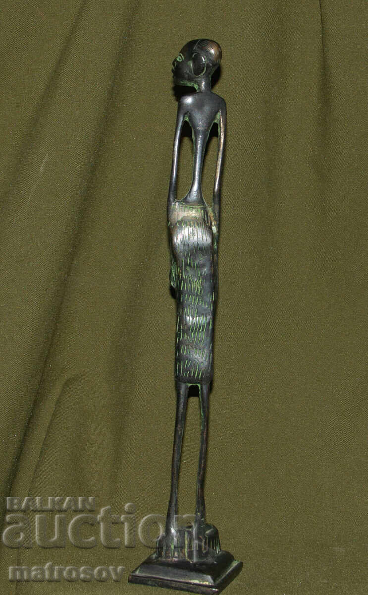 Bronze figure African motifs statue - 6