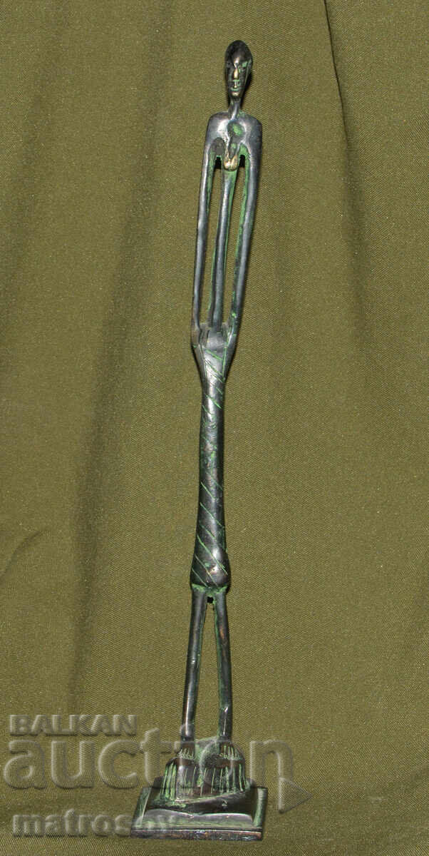 Bronze figure African motifs statue with price 280.00 BGN | € 143.16