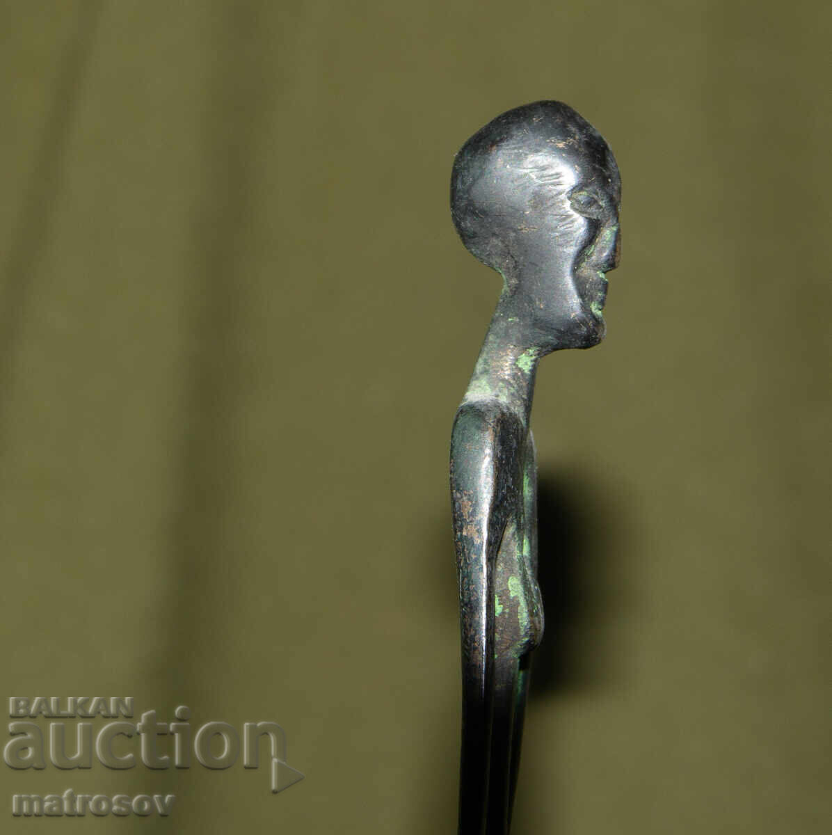 Bronze figure African motifs statue - 5