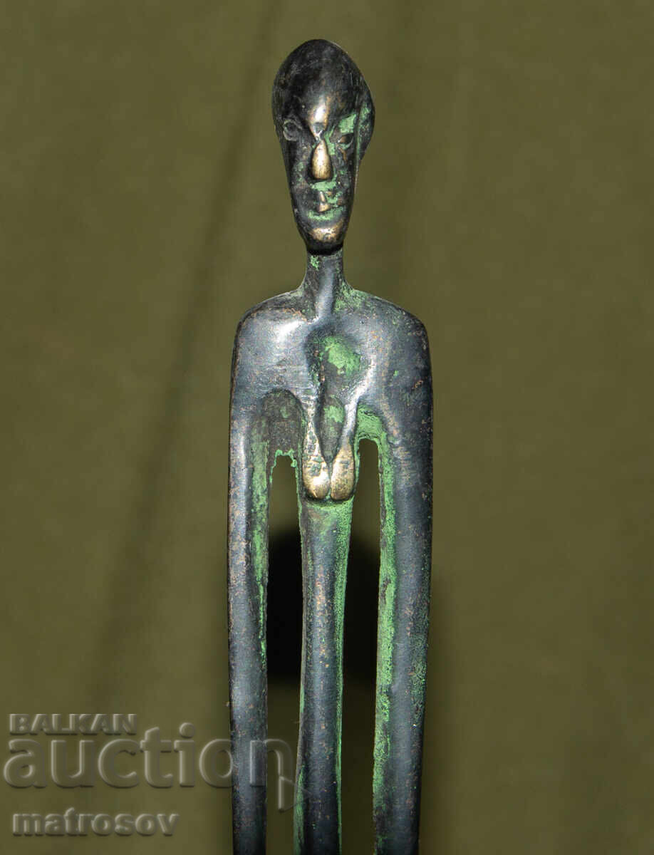 Bronze figure African motifs statue - 6