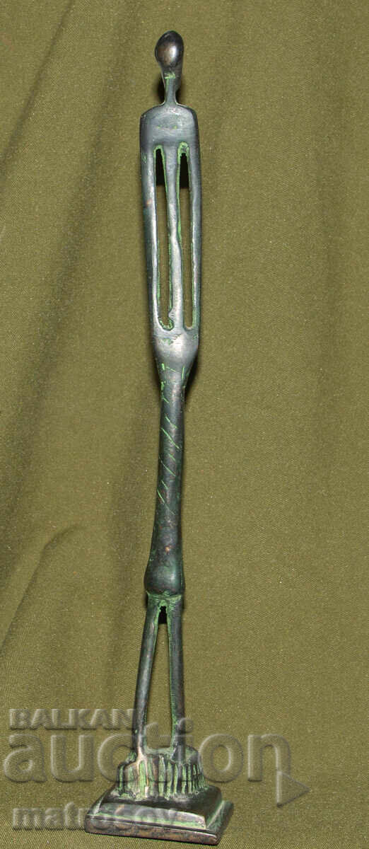 Bronze figure African motifs statue - 7